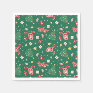 Eine Weihnachtsgeschichte Weihnachtssymbol Muste Serviette