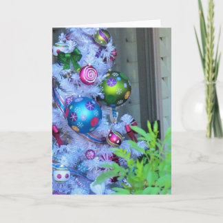 Eine Weihnachtsgrußkarte! Feiertagskarte