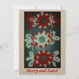 Eine Weihnachtskarte für jemanden, der etwas Beson Feiertagskarte