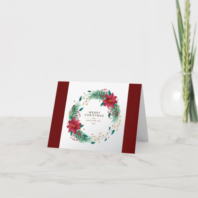 Eine Weihnachtskarte für Mitarbeiter Karte (Vorderseite)