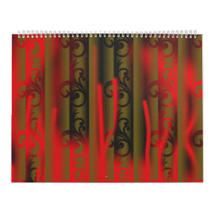 eine weiß-braune Tapete mit einem Muster Kalender