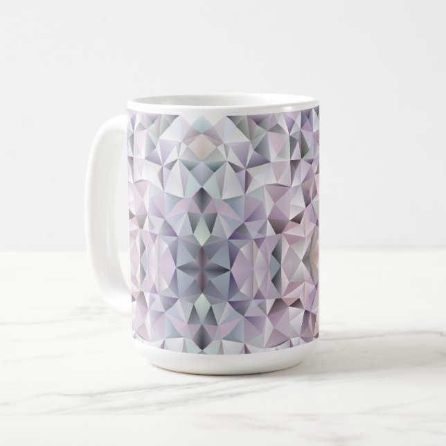 Eine weiße Tasse auf einer Marmoroberfläche  (Vorderseite Links)