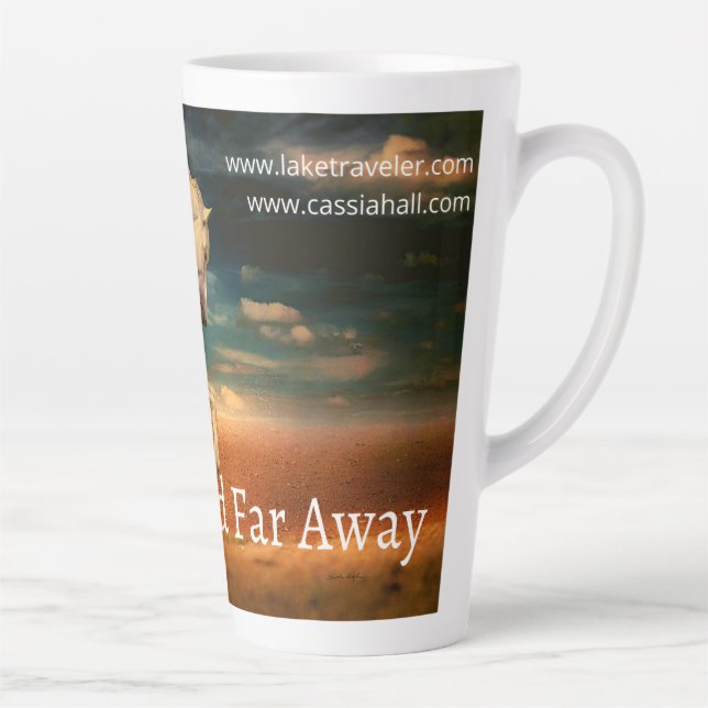 Eine weit entfernte Land Latte Tasse (Rechts)