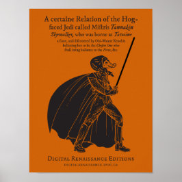 Eine weit entfernte Weinkellerei Poster