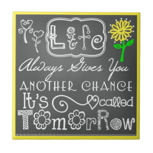 Eine weitere Chance Chalkboard Look CeramicTile Fliese
