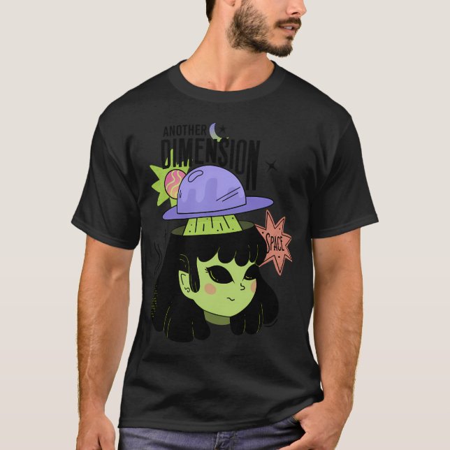 Eine weitere Dimension-Alien T-Shirt (Vorderseite)