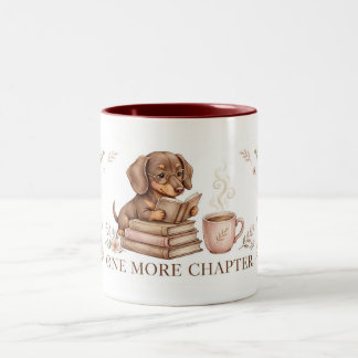 Eine weitere Kapitel-Dachshund-Tasse Zweifarbige Tasse