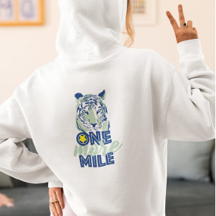 Eine weitere Motivierend Blue Tiger Women Hoodie