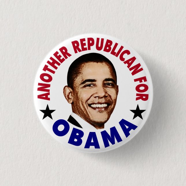 Eine weitere Republikanerin für Obama-Button Button (Vorderseite)
