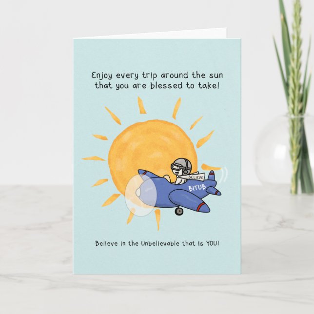 Eine weitere Rundreise um die Sonne Karte (Vorderseite)