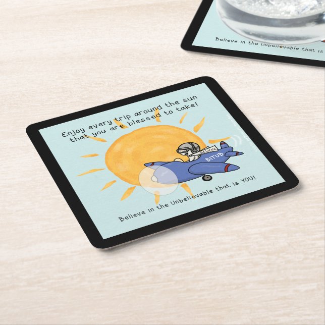 Eine weitere Rundreise um die Sonne Rechteckiger Pappuntersetzer (angewinkelt)