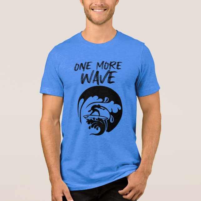 Eine weitere Welle Surfen Tri-Blend Shirt (Vorderseite)
