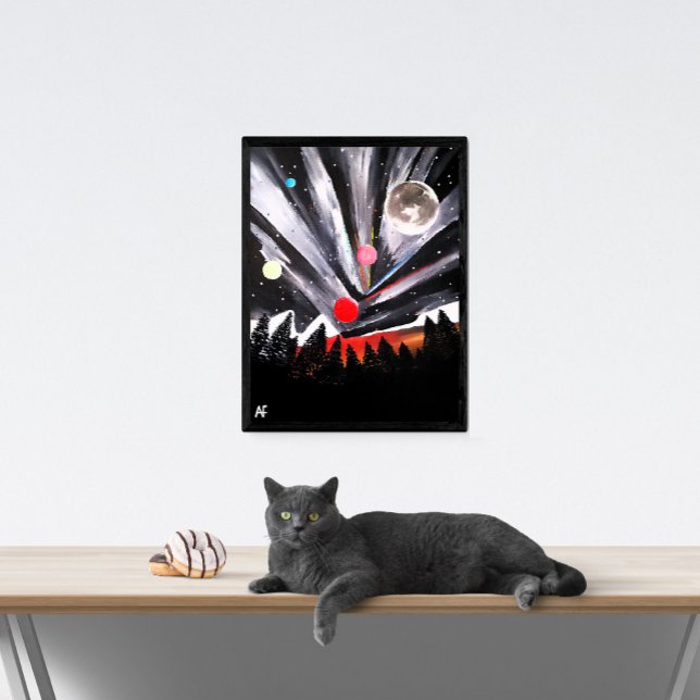 Eine weitere Weltmalerei von Alfred Fox Leinwanddruck (Not Actual Size)