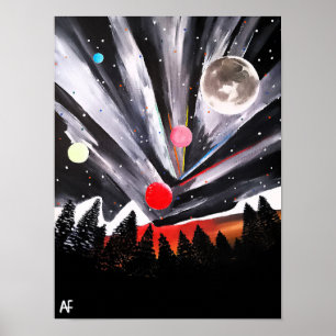 Eine weitere Weltmalerei von Alfred Fox Poster