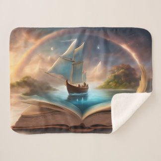 Eine Welle der Fantasie reiten Sherpadecke