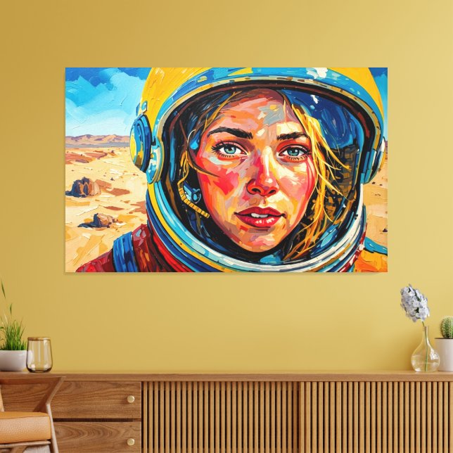 EINE WELT APART 18 LEINWANDDRUCK (Insitu (Wohnzimmer))