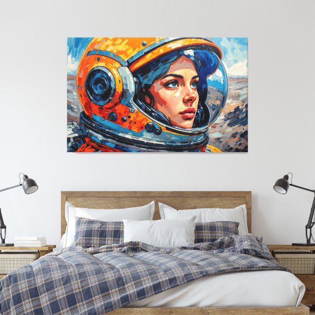 EINE WELT APART 20 LEINWANDDRUCK (Insitu (Schlafzimmer))