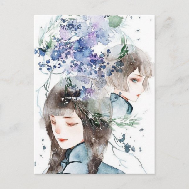 Eine Welt der Fantasie und Schönheit, Postkarte (Vorderseite)