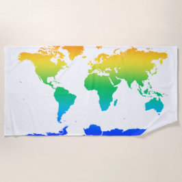 Eine Welt der Sonne Strandtuch