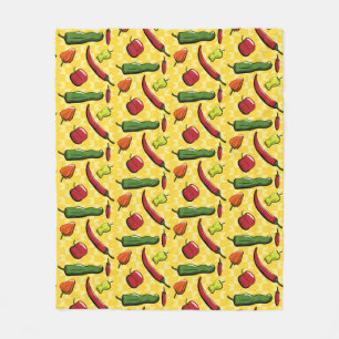 Eine Welt des Chilis Paprikaschoten Fleece Blanket
