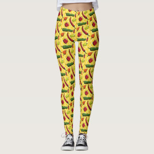 Eine Welt des Chilis Paprikaschoten Leggings
