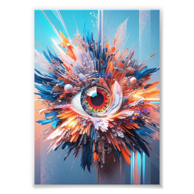 Eine Welt des Wunders beginnt mit der Vision Fotodruck (Vorne)