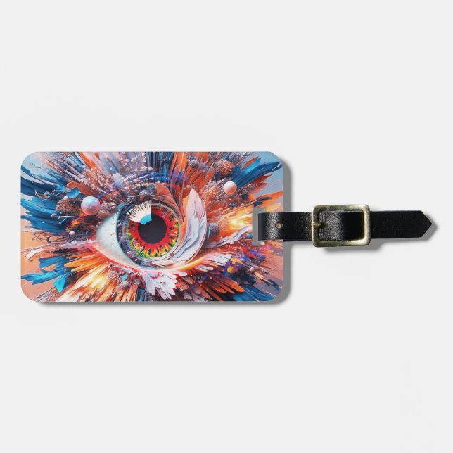 Eine Welt des Wunders beginnt mit der Vision Gepäckanhänger (Vorderseite horizontal)