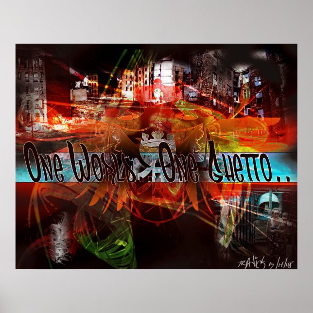 Eine Welt... Ein Getto.. Poster (Vorne)