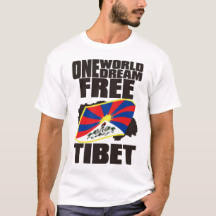 EINE WELT EIN TRAUM FREE TIBET T-Shirt