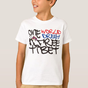 EINE WELT EINE FREIES TRAUMTIBET T-Shirt
