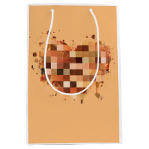 Eine Welt-Herz-Geschenktasche