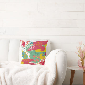 Eine Welt lebendiger Farben Kissen