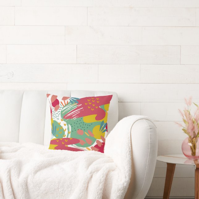 Eine Welt lebendiger Farben Kissen (Liege)