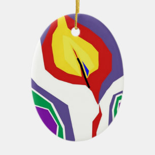 Eine wenige Kerzen-Verzierung Keramikornament