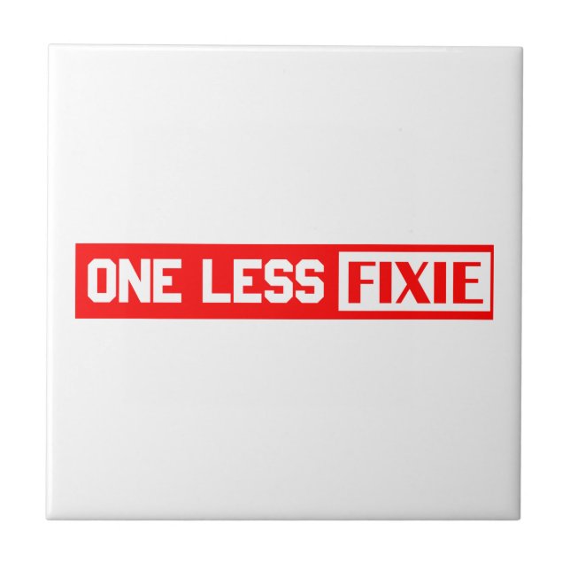 Eine weniger Fixie Fliese (Vorderseite)