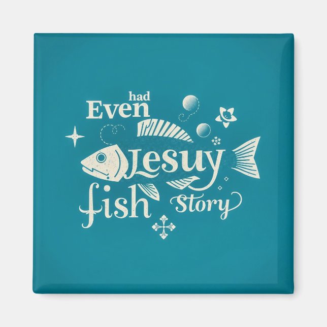 Eine whimsische Typografie-Design Magnet (Vorne)