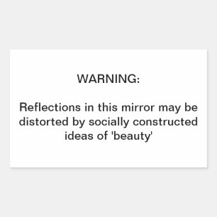 Eine wichtige Erinnerung Rechteckiger Aufkleber