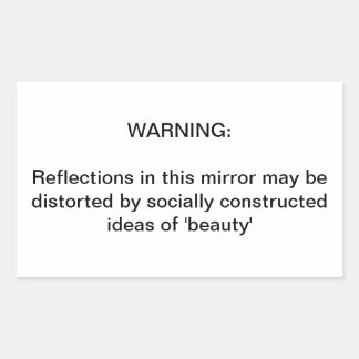 Eine wichtige Erinnerung Rechteckiger Aufkleber