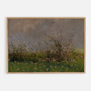 Eine Wiesenblume, Öl vintage Poster