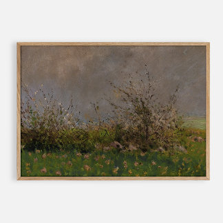Eine Wiesenblume, Öl vintage Poster