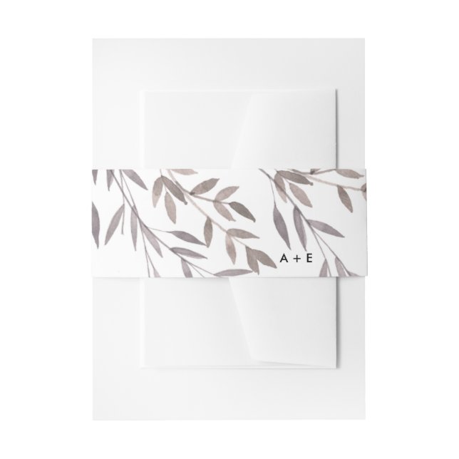 Eine Wildblume Hochzeit Einladungsbanderole (Vorderseite Beispiel)