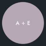 Eine Wildblume Hochzeit Runder Aufkleber<br><div class="desc">Sanft schwingende Wildblumen in weichen Poren,  Blues und Grau schaffen ein charmantes Ambiente für eine rustikale Hochzeit oder eine Hochzeit im Freien. Sehen Sie sich alle Erholungen der passenden Stücke in dieser Kollektion an. Schreiben Sie mir unter mailme@mistyqe.com für weitere passende Stücke oder Anpassungsanfragen.</div>