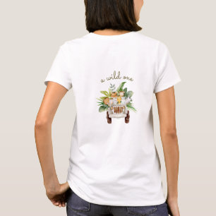Eine wilde Mutter für Safari-Tiere Kinderdusche T-Shirt