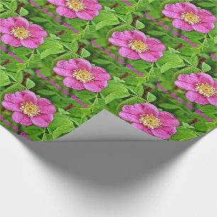 Eine wilde Rose Geschenkpapier