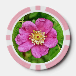 Eine wilde Rose Pokerchips