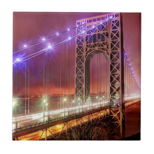 Eine windige und regnerische Abendsansicht vom Fliese