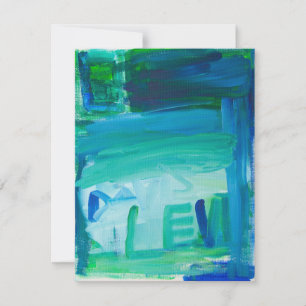 Eine Winterlandschaft von Levi Feiertagskarte