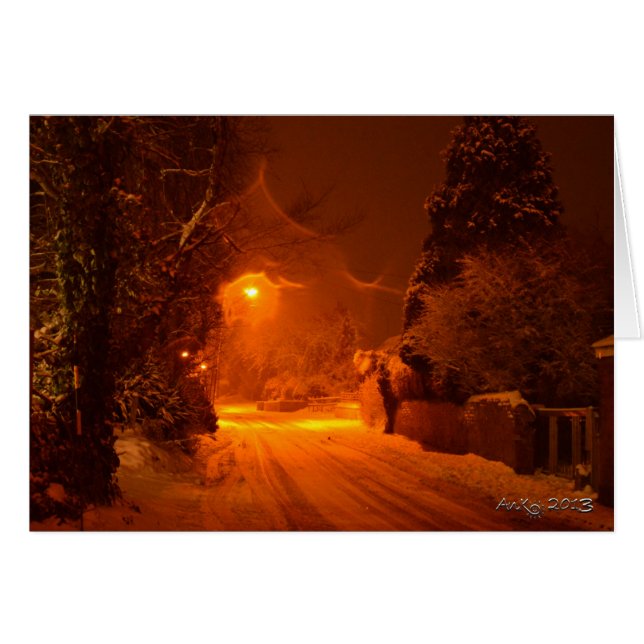 Eine Winternacht (Vorderseite (Horizontal))