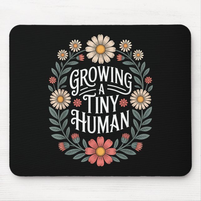 Eine winzige Announc der menschlichen Junge Mutter Mousepad (Vorne)