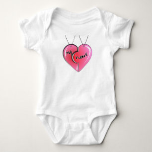 Eine winzige ewige Liebe Baby Strampler